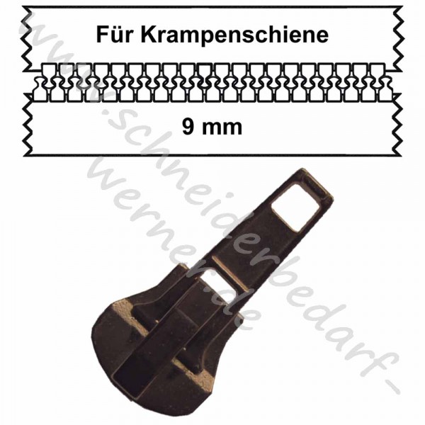 Standard altmessing (Automatik) !für beige (107) 9 mm Krampenschiene!