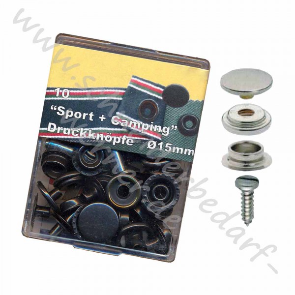 Druckknöpfe Yacht & Caravan (nähfrei / anschraubbar)