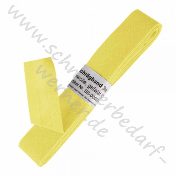 RESTE: Baumwoll-Schrägband 20 mm breit