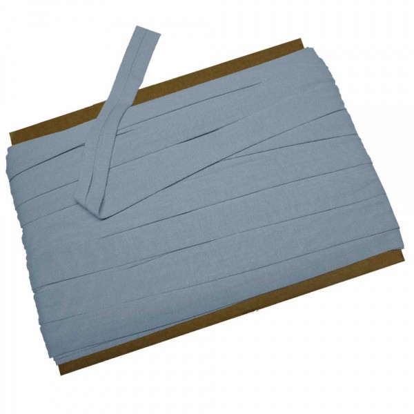 Baumwolljersey-Schrägband / Jersey-Einfassband (20 mm, 94% Baumwolle + 6 % Elasthan)