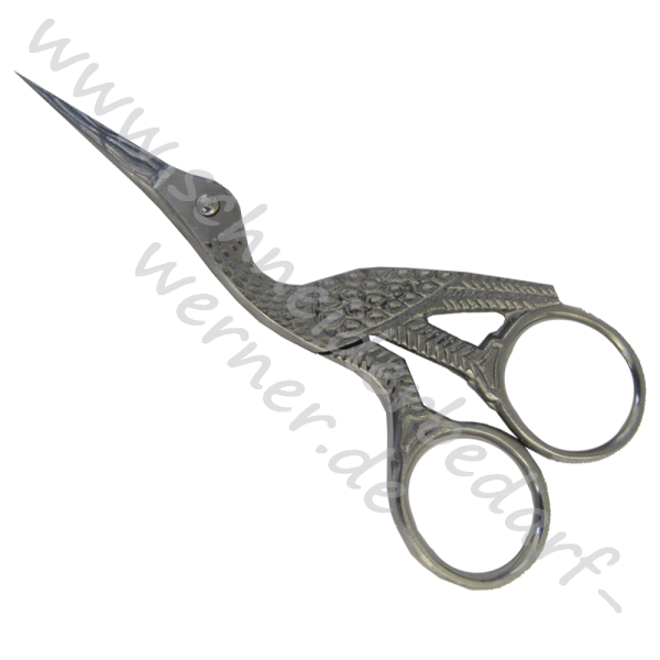 Stickschere Storch (ca. 11 cm)