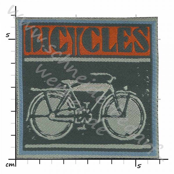 Motiv-Flicken zum Aufbügeln (Bicycles)