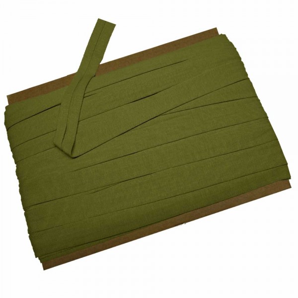 Baumwolljersey-Schrägband / Jersey-Einfassband (20 mm, 94% Baumwolle + 6 % Elasthan)