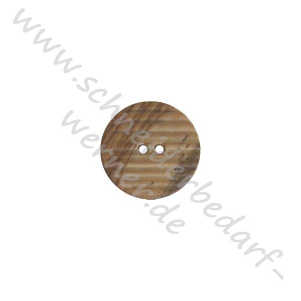 Holzknopf "geriffelt"