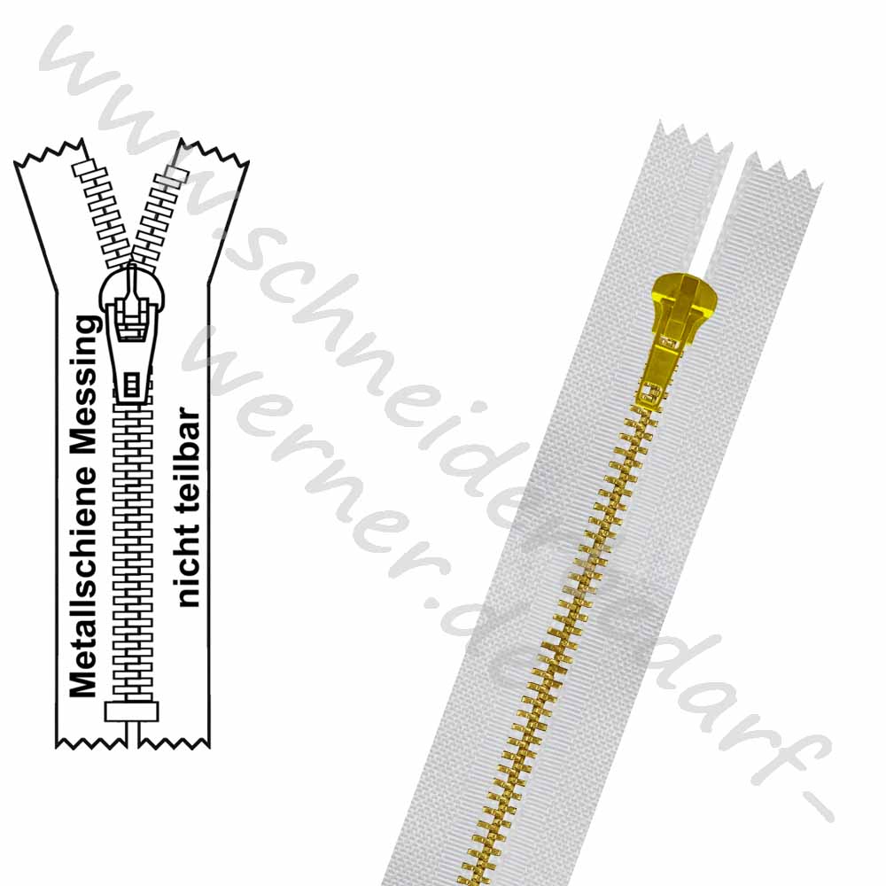 Lakesstory Reißverschluss Für Hosen – 61 Cm Lang, Nickel, Weiß, Ideal Zum Nähen & Reparieren