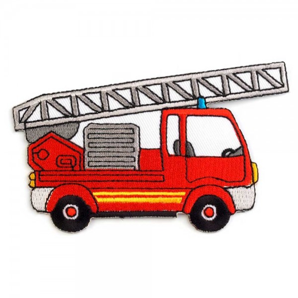 Applikation zum Aufbügeln (Feuerwehrauto)