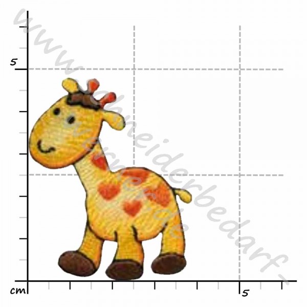 Applikation zum Aufbügeln (Giraffe)