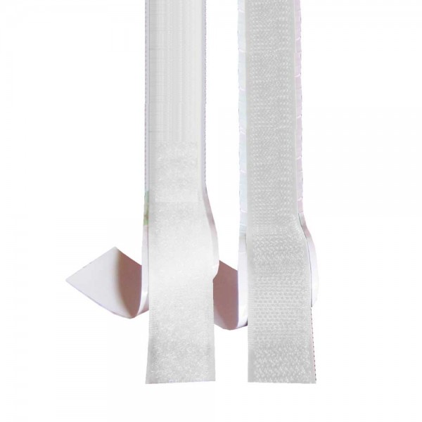 20 mm Klettband zum Kleben (selbstklebend)