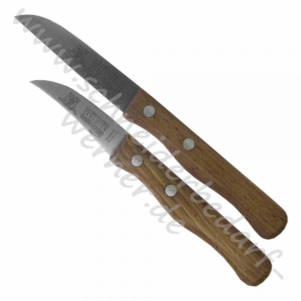 Küchenmesser Molybdän-Stahl Solingen - mit Holzgriff (Buche)