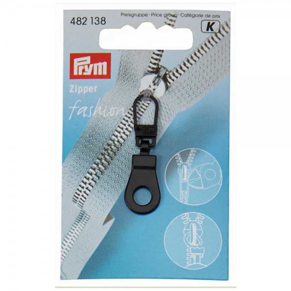 PRYM Zipper mit Karabinerhaken (zum Einhängen)