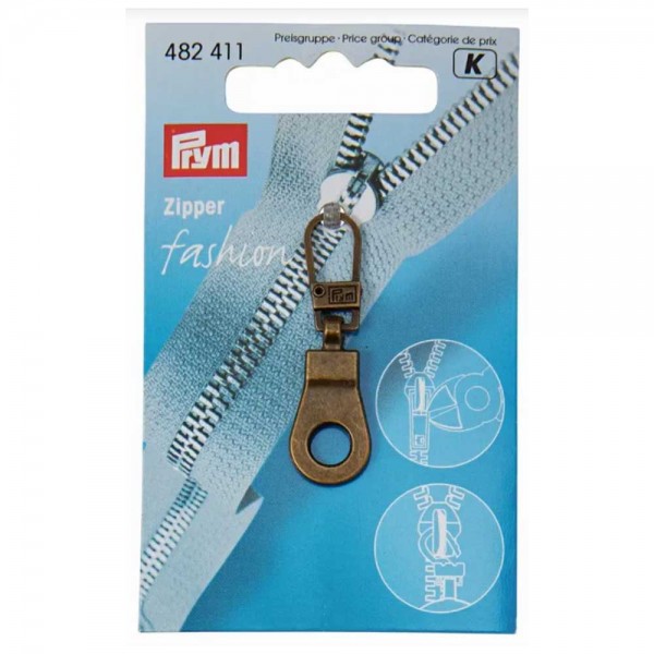 PRYM Zipper mit Karabinerhaken (zum Einhängen)