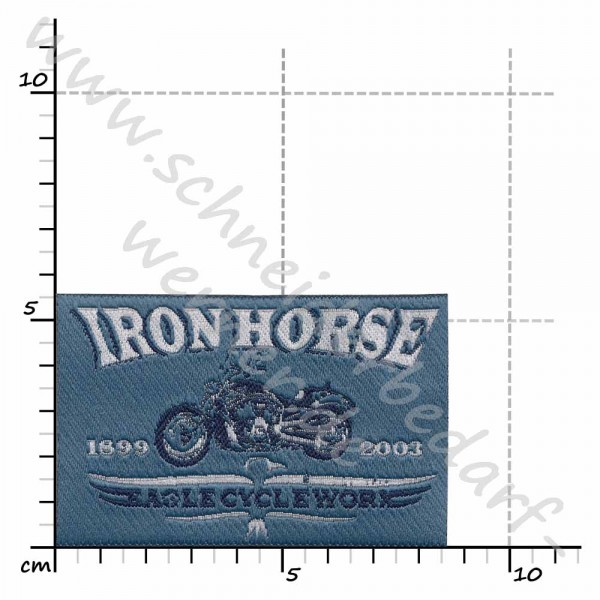 Motiv-Flicken zum Aufbügeln (Iron Horse)