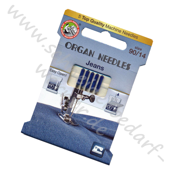 Nähmaschinennadeln Flachkolben Jeans