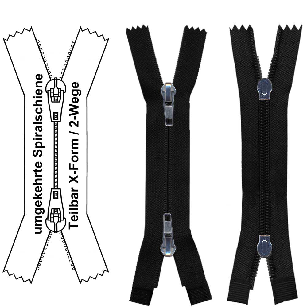 6 Stk Universal Reissverschluss Metall Reißverschluss Zipper