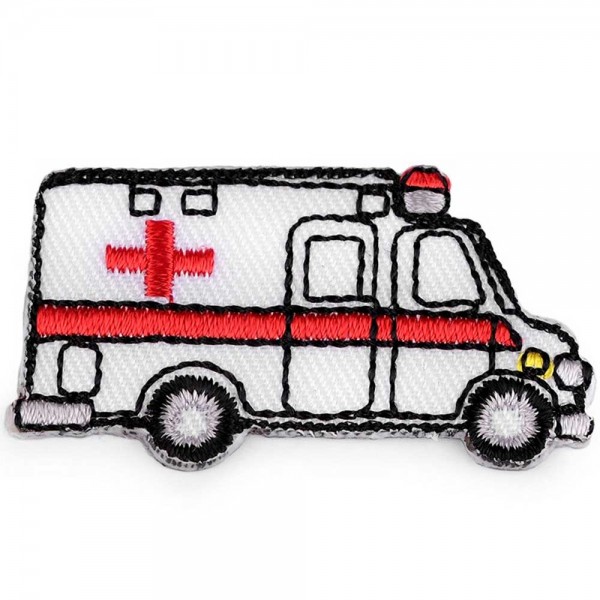 Applikation zum Aufbügeln (kleiner Krankenwagen)