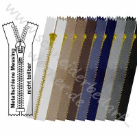 Kleiber + Co. Reißverschluss YKK, Metallschiene, Schwarz, 3cm X 16cm – Perfekt Zum Nähen & Reparieren